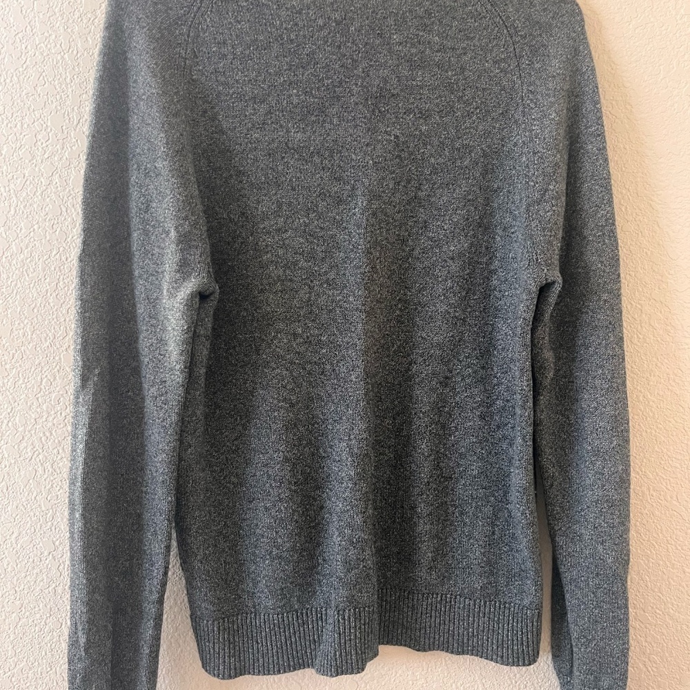 Merona Men's Gray Crewneck Sweater made of Wool and Cotton - Picture 5 of 5